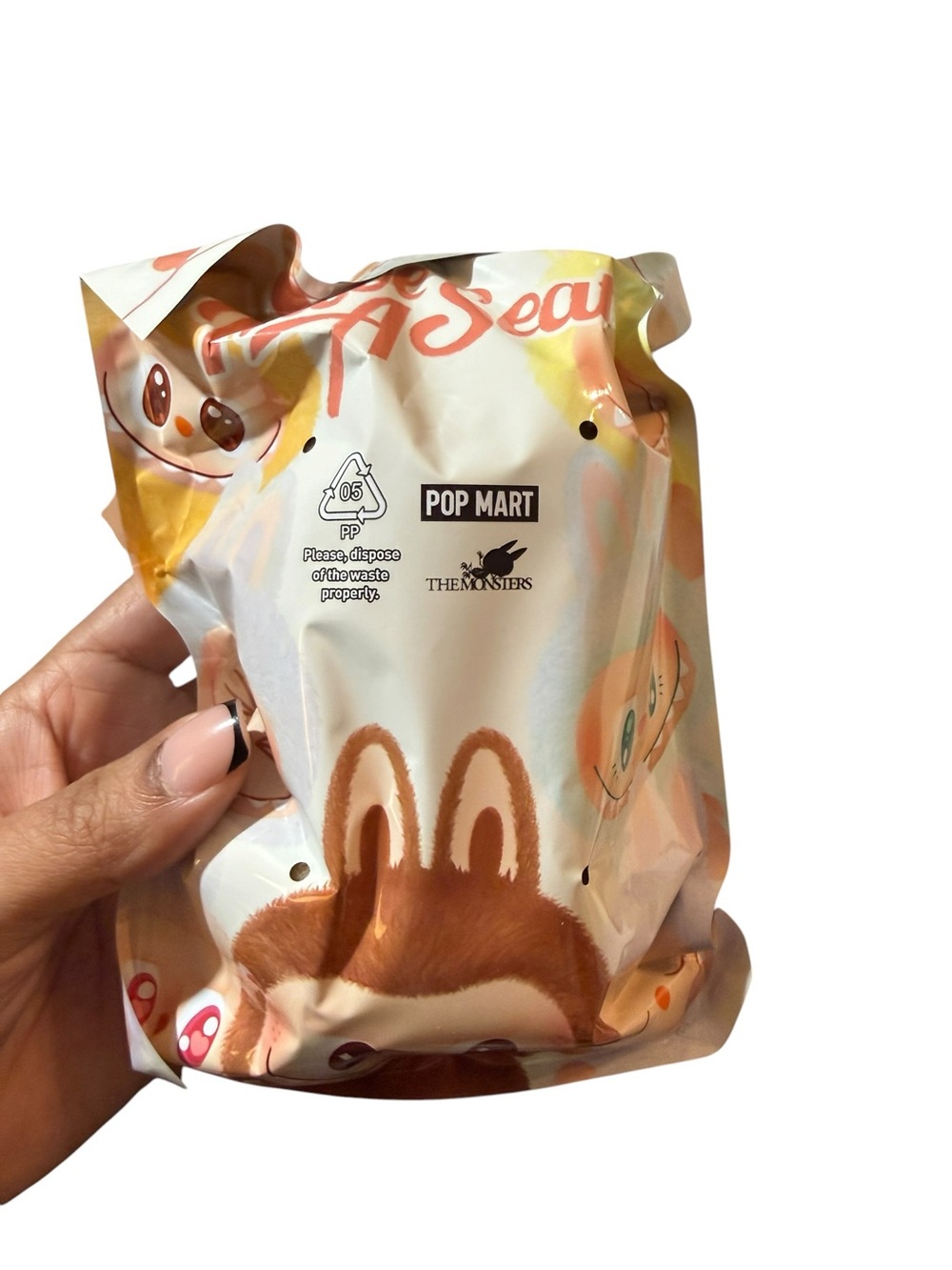 POP MART 'Have A Seat' Labubu Plush - Baba (opened blind box, unopened bag) - Picture 4 of 8